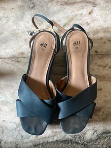H&amp;M Wedge Platform Sandals (tie up)