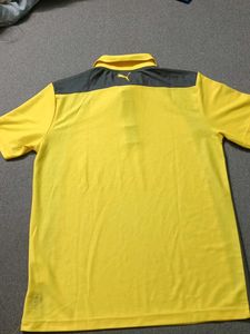 Puma Yellow &amp; Grey Polo T-Shirt