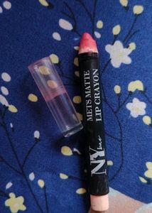 NY Bae lip Crayon 🖍️ in The Shade Light Pink