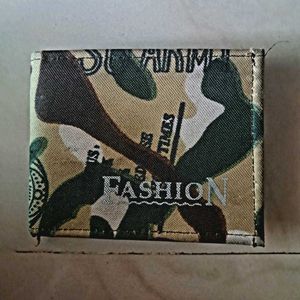 Camouflage Print Mini Wallet