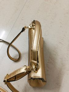 Golden Sling Bag | Gold Purse