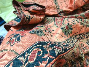 Paisley print stole