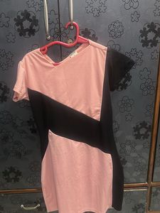 Cute Colorblock Mini Dress