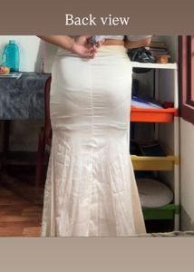 Cream Lace Skirt