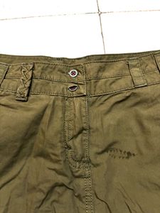 Khaki Cargo Skirt