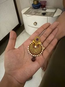 Elegant Gold Tone Dangle Earrings with Pearls