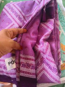 Beautiful Lavender saree