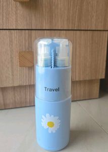 Travel Toiletry Kit with Dispenser Bottles &amp; Cup