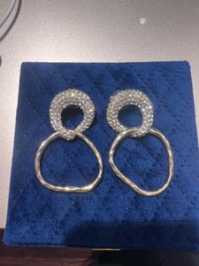 ZARA Sparkling Hoop Earrings - Box not included