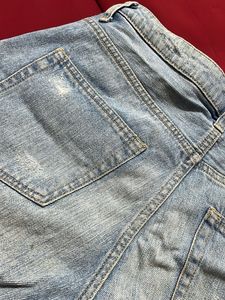 Distressed Denim Shorts