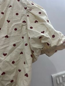 korean top with bow detailing