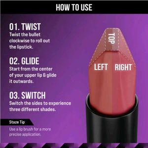 Staze Love Tri-Angle 3-in-1 Lipstick