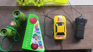 Vintage Toy Lot - Car, Binoculars &amp; More!