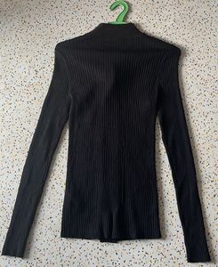Elegant Black Button-Down Cardigan