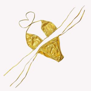 Sparkling Gold Bikini Set 🆕 NWOT