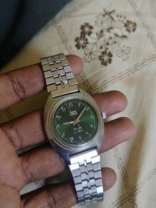 Vintage hmt kohinoor devnagri Green Dial Watch