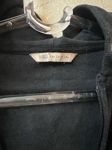 Velvet Zip-Up Hoodie