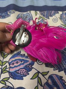 Exquisite Floral Hair Clip with Gem
