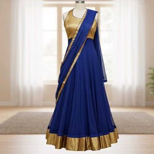 PRINCESS CUT Anarkali WITH PANT &amp; DUPATTA