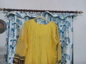 Heavy Work Anarkali Kurtis With Lace Sleeve And Bead Work**