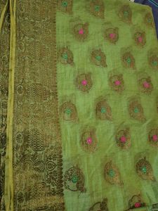 Elegant Green Saree