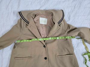 Stylish Khaki Trench Coat bust 36