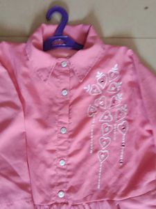 Pink Girls' kurti XL