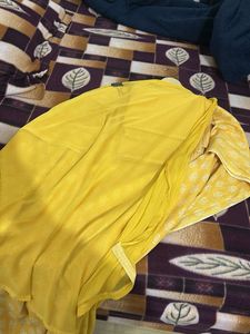 Elegant Yellow Embroidered Kurta Set