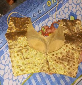 Stunning Gold Embellished Blouse