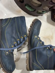 Men's Blue CAT Boots