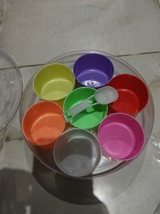 7 Pcs Masala Dani All Type Used With Container