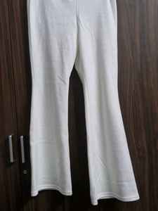 H&M White Bell Bottom Pants