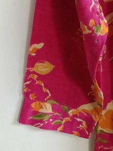 Floral Print Shirt Top