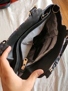 Handbag - Indigo Ethnic Bag