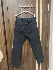 Washed Black Ripped Jeans