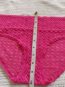 victoria's secret Vibrant Pink Lace Briefs