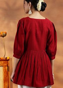 Elegant Red Kurta