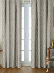 Cortina Embossed Abstract Printed Door Curtains