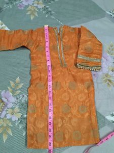 Orange Kurta Set