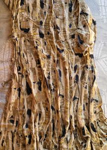 Elegant Printed Anarkali maxi dress