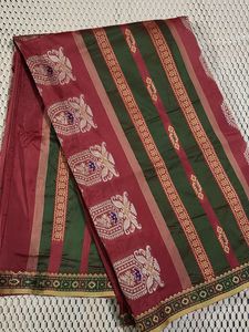 Elegant Maroon Silk Saree