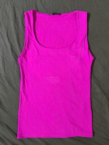 Zara Pink Polyamide Top 🩷🩷