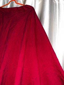 Women Solid Flared Skirt
