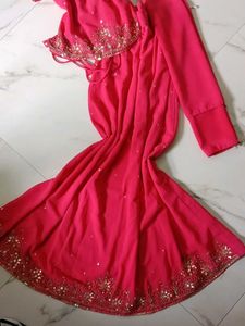 beadedd Pink lehanga only
