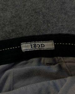 IZOD CASUAL REGULAR FIT PANTS