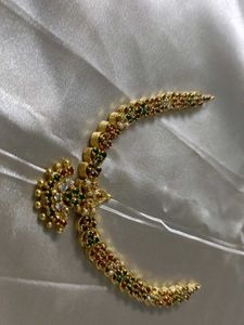 22kt Gold Plated Necklace with Colorful Stones