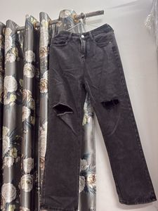 Grey Ripped Jeans