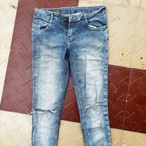 O303 Blue Denim Jeans/Rugged