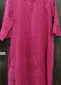Beautiful Pink Anouk Long Kurta