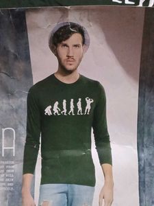 Dark Green Basic T-Shirt